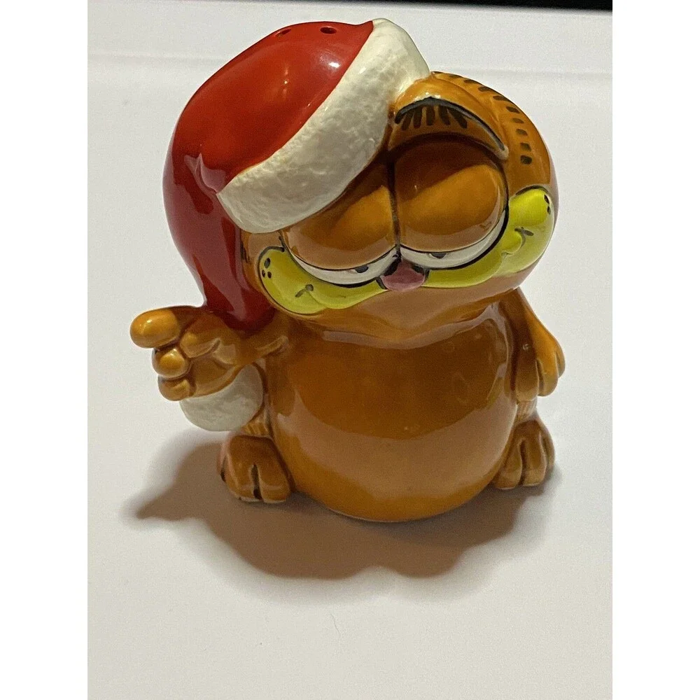 Garfield Santa Salt Shaker Enesco 1979 Vintage Japan